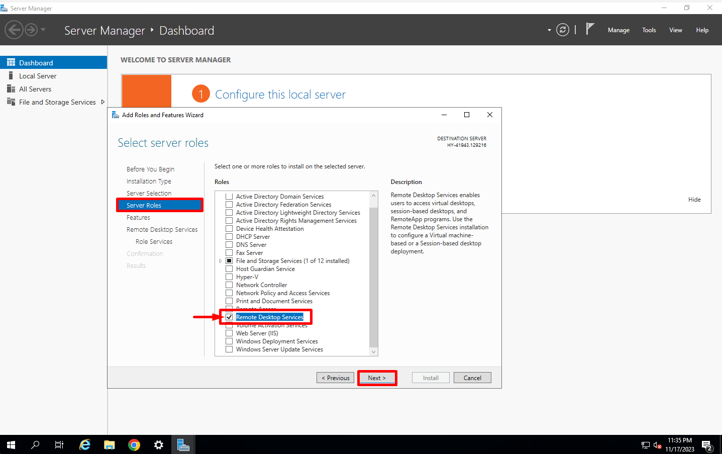 How to configure Remote Desktop cam Redirection?