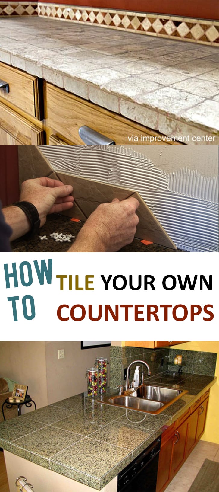 How to Tile Your Own Countertops How To Build It