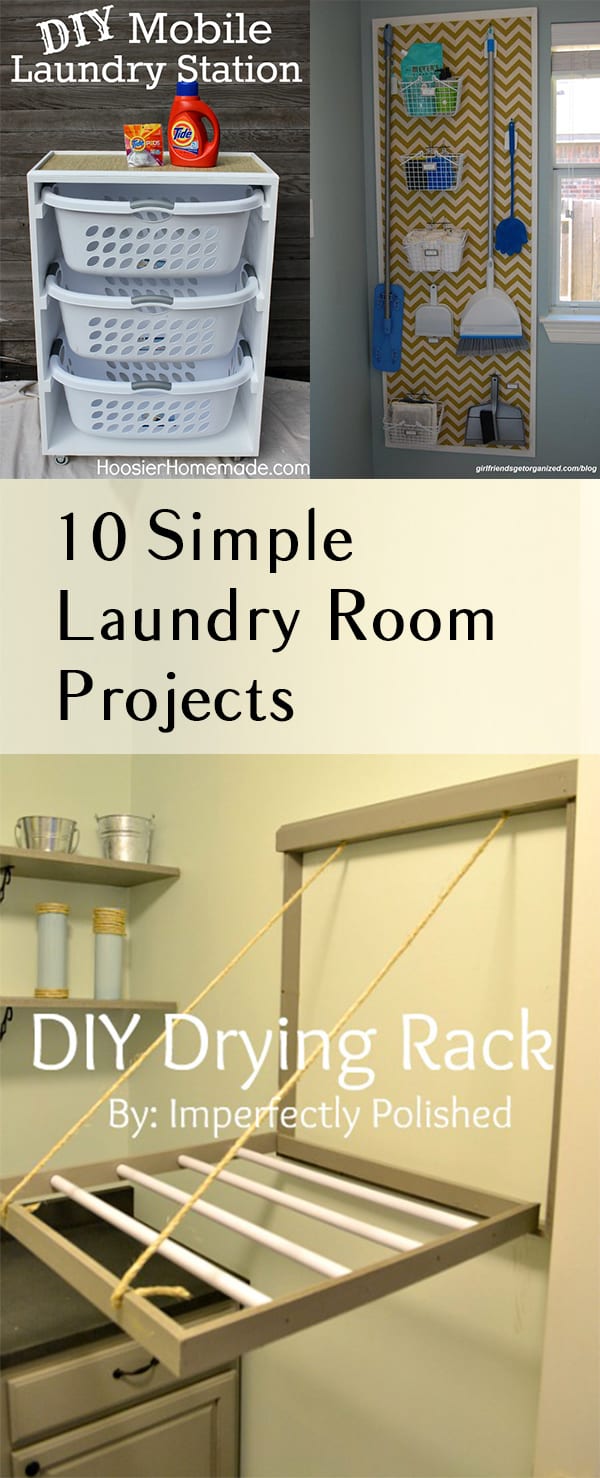 10 DIY Laundry Room Projects How To Build It
