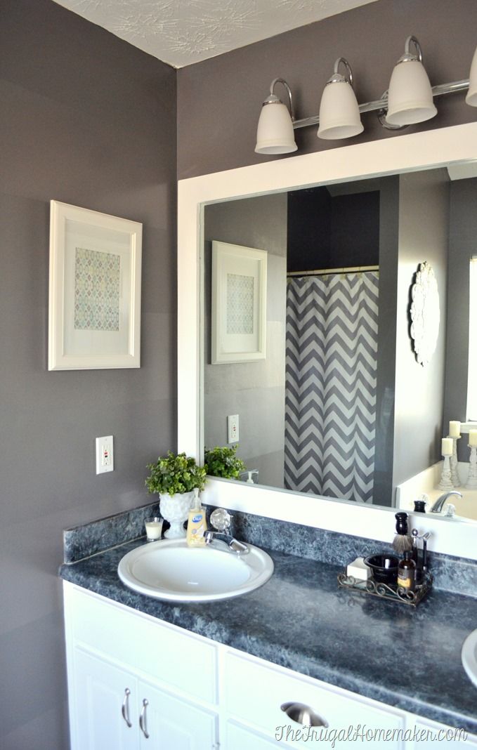 How to Frame a Bathroom Mirror and Save Thousands How To Build It