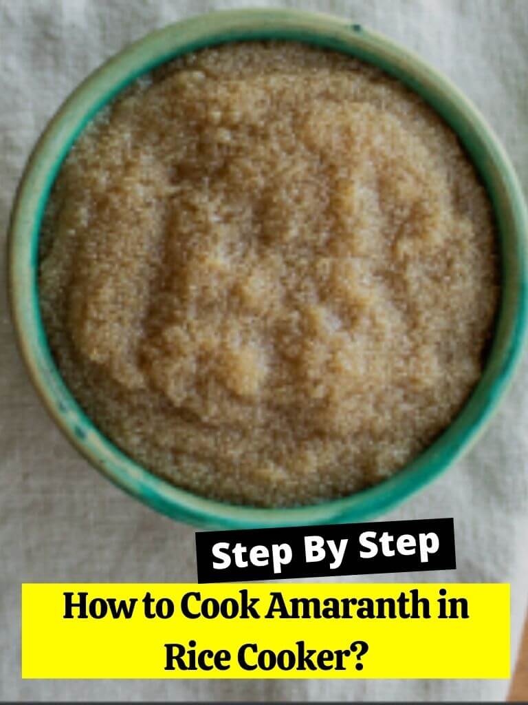 How to Cook Amaranth in Rice Cooker? How to Cook Guides