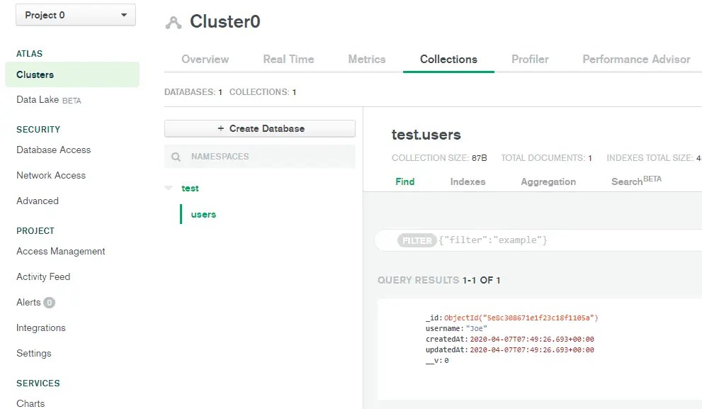 How to Connect MongoDB Atlas with Node js using Mongoose