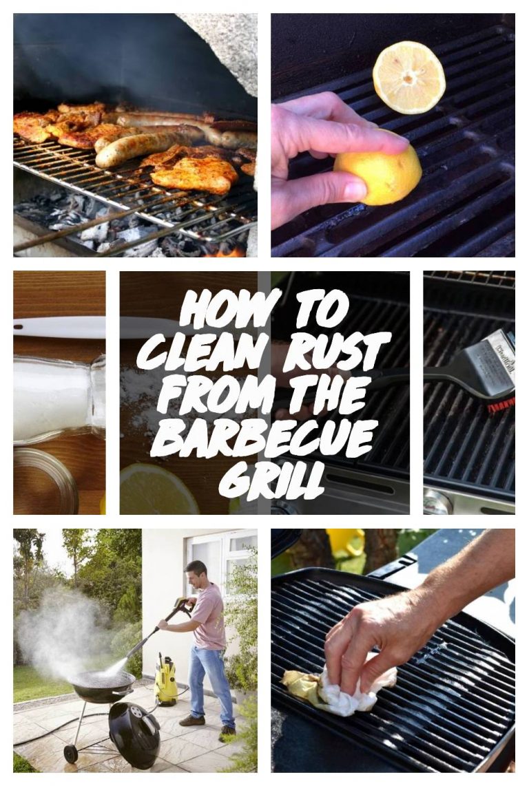 How to clean rust from the barbecue grill to cook with pleasure without
