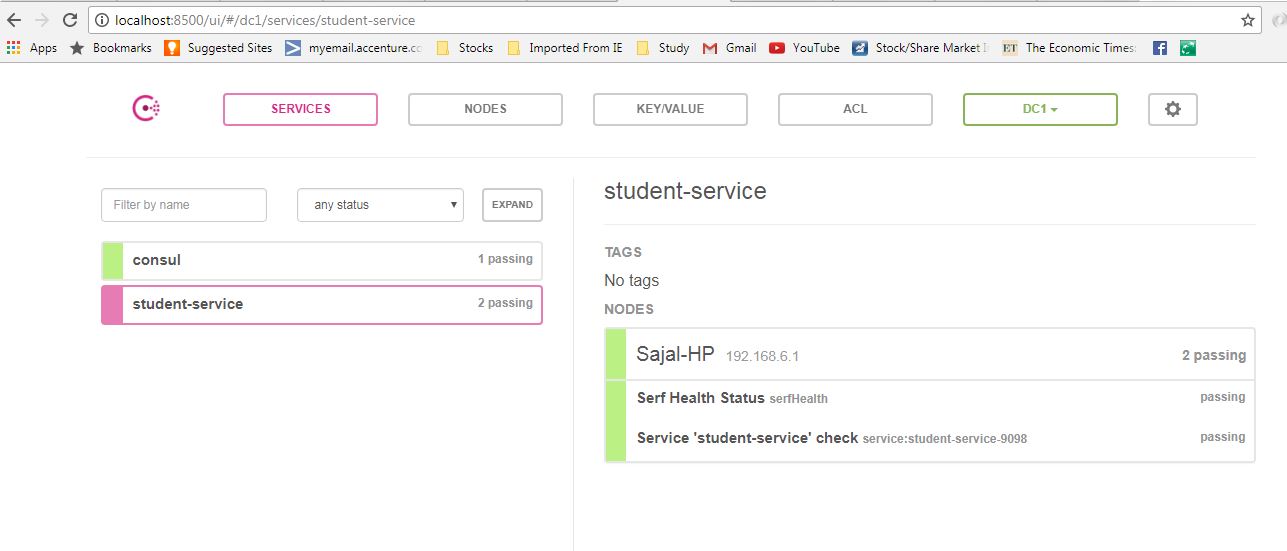 Consul Service Registration and Discovery Example