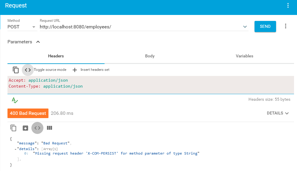 Writing a POST REST API in Spring Boot