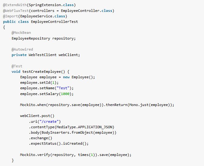 Spring Boot MockBean Example