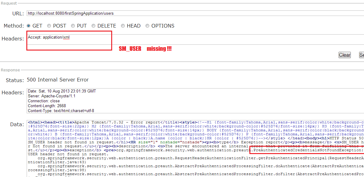 Spring Security Siteminder Preauthentication Example