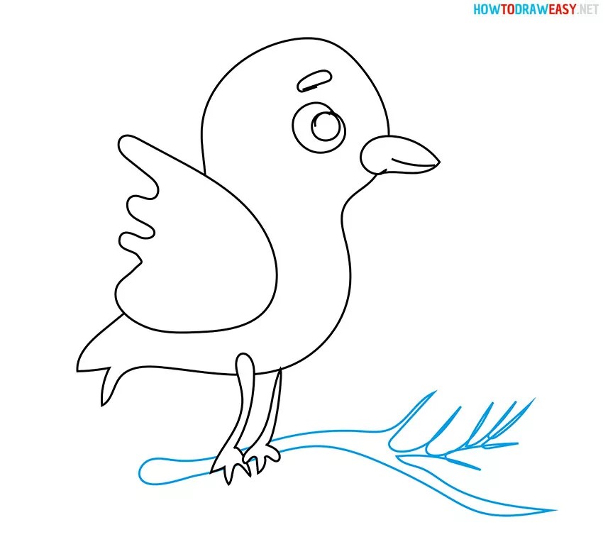 How to Draw a Baby Bird How to Draw Easy