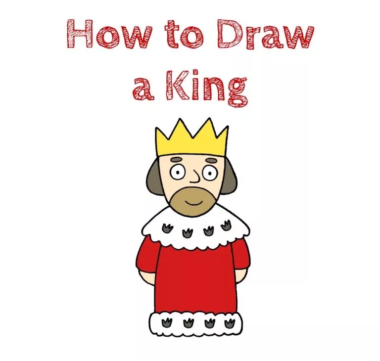 How to Draw a King for Kids How to Draw Easy