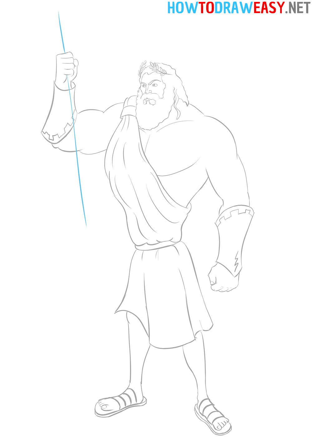 How to Draw Zeus How to Draw Easy
