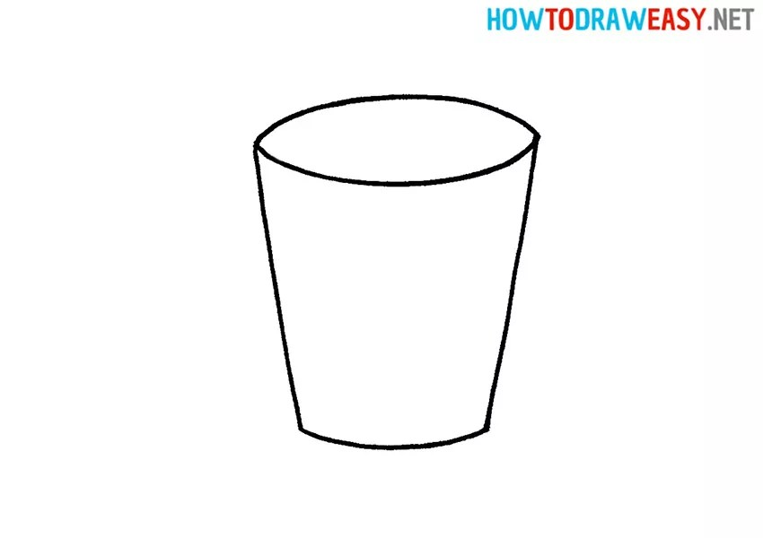 How to Draw a Glass for Kids How to Draw Easy
