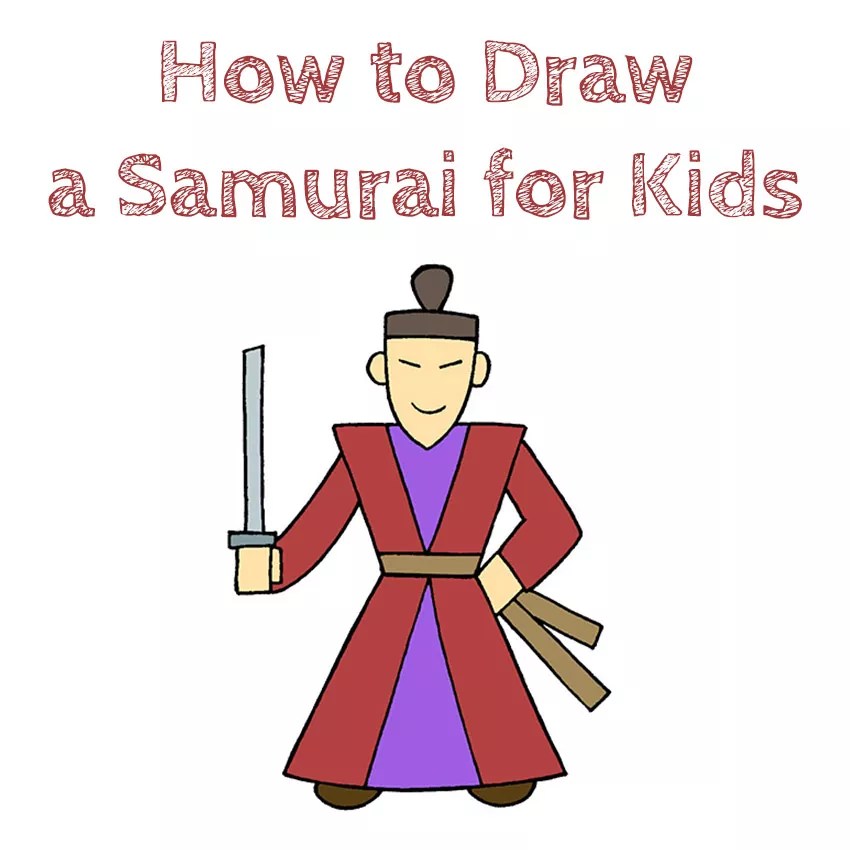 How to Draw a Samurai for Kids Draw for Kids