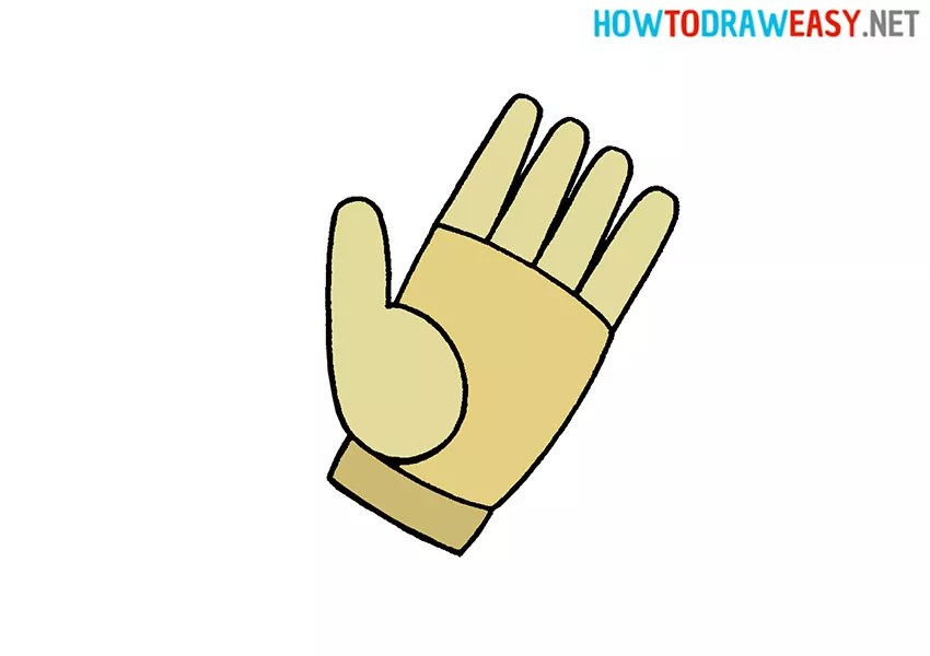 How to Draw a Glove for Kids Draw for Kids