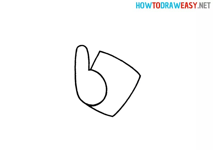 How to Draw a Glove for Kids How to Draw Easy