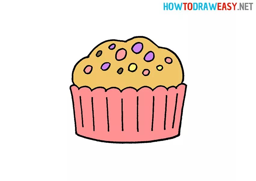 How to Draw a Muffin for Kids Draw for Kids