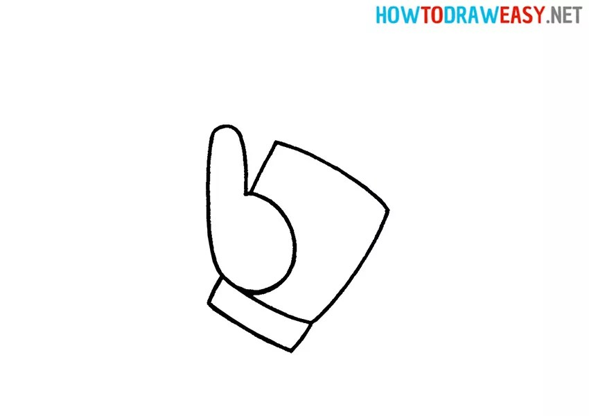 How to Draw a Glove for Kids Draw for Kids