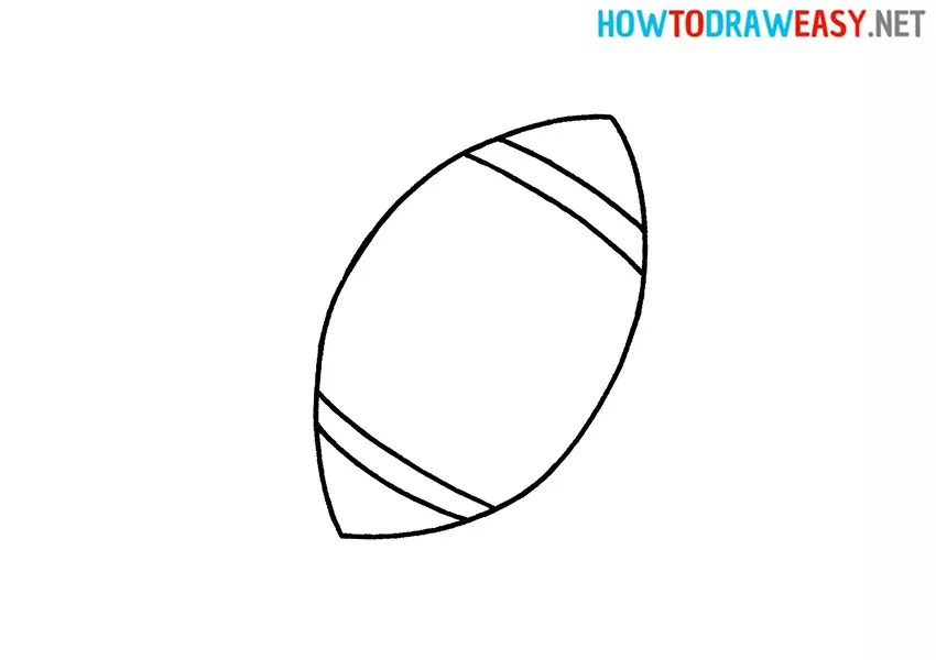 How to Draw a Rugby Ball for Kids Draw for Kids
