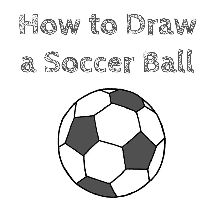 How To Draw A Soccer Ball Easy Drawing Tutorial For Kids vlr.eng.br