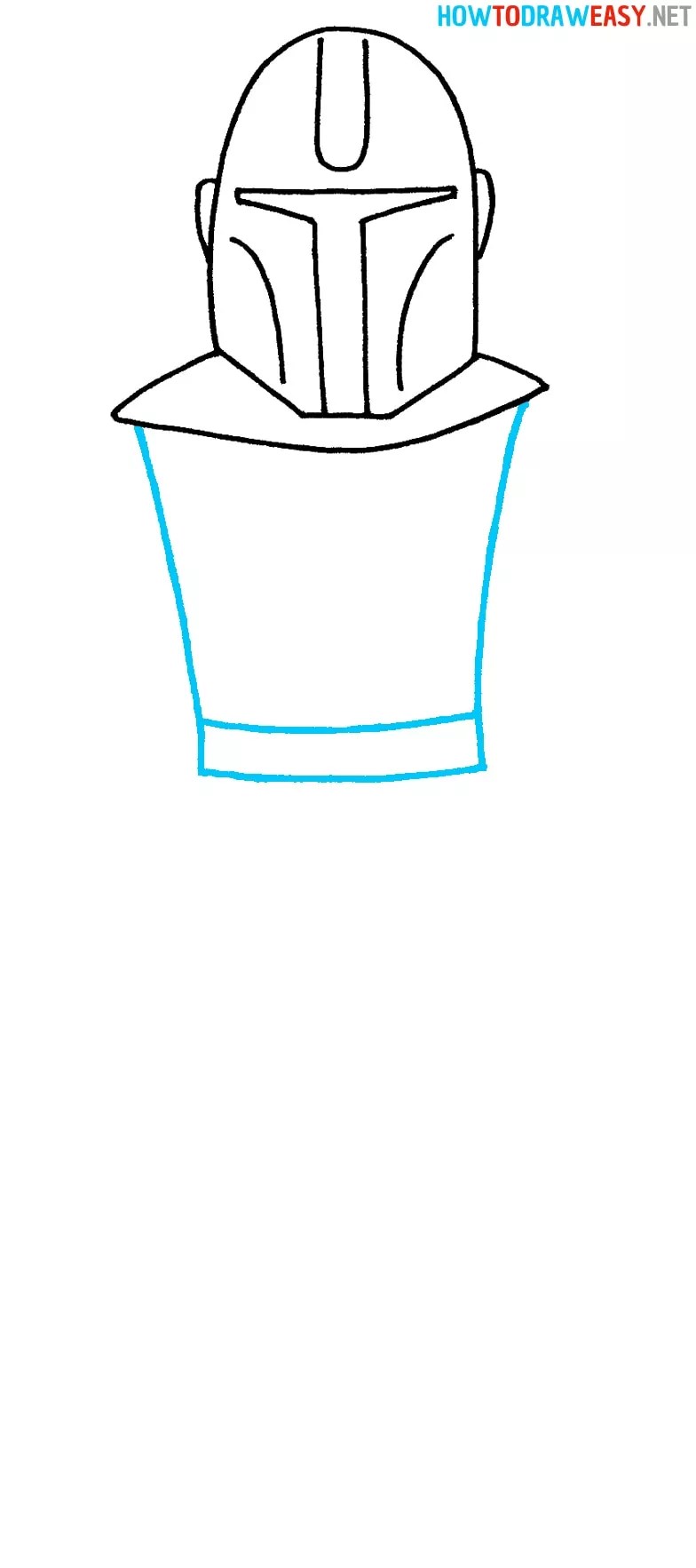 How to Draw The Mandalorian Draw for Kids