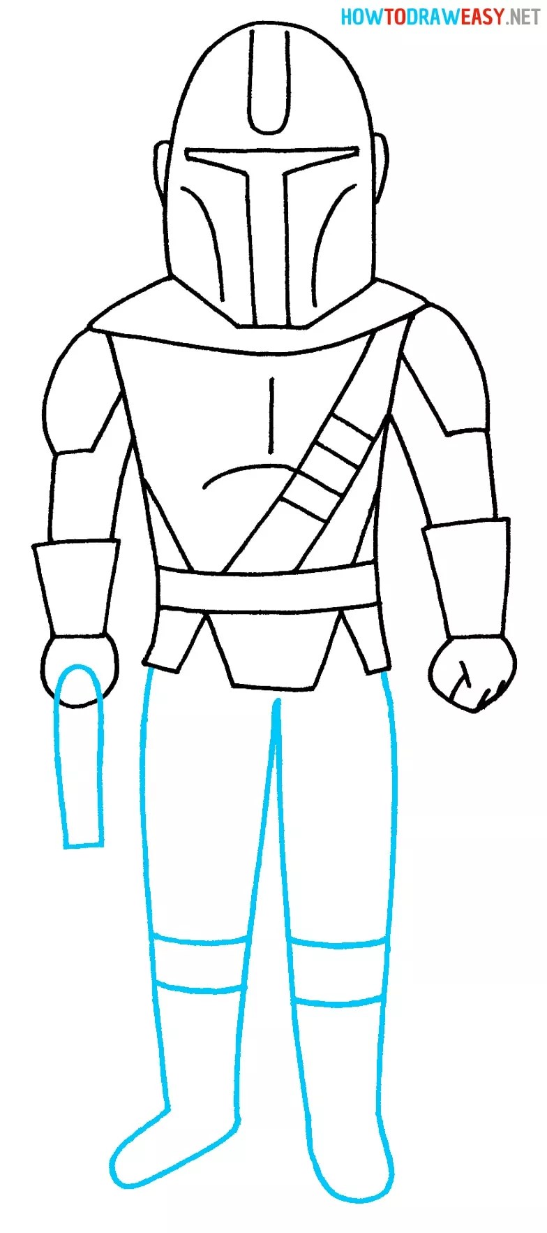 How to Draw The Mandalorian Draw for Kids