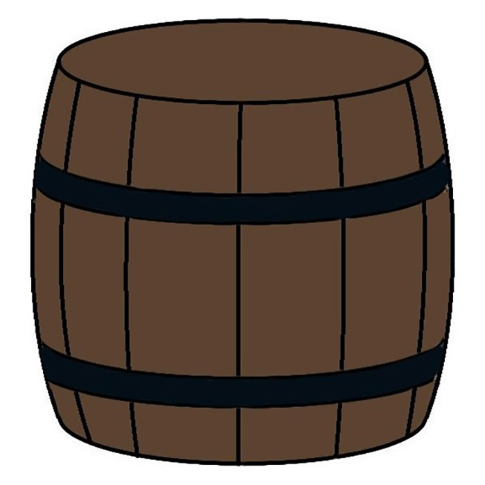 How to Draw a Barrel for Kids Easy Drawing Tutorial