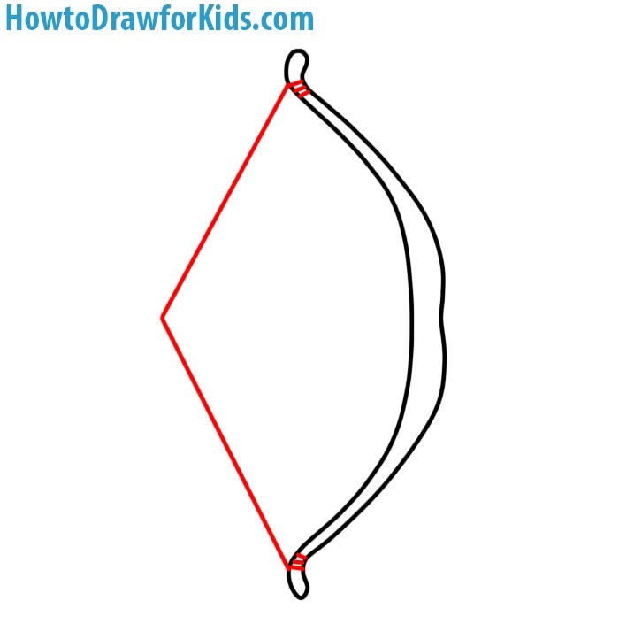 How to Draw a Bow and Arrow for Kids