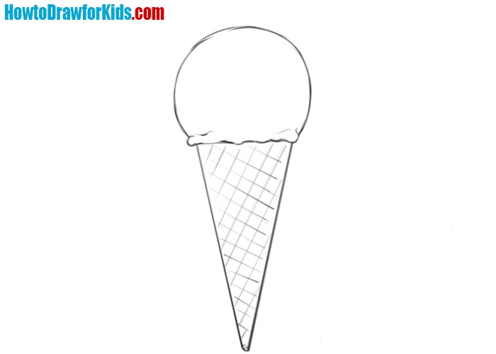 How to Draw Ice Cream for Beginners Simple Drawing Tutorial For Kids