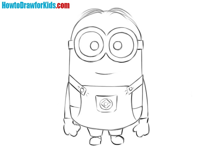 How to draw a Minion Easy Drawing Tutorial For Kids How to draw a Minion Easy Drawing Tutorial For Kids