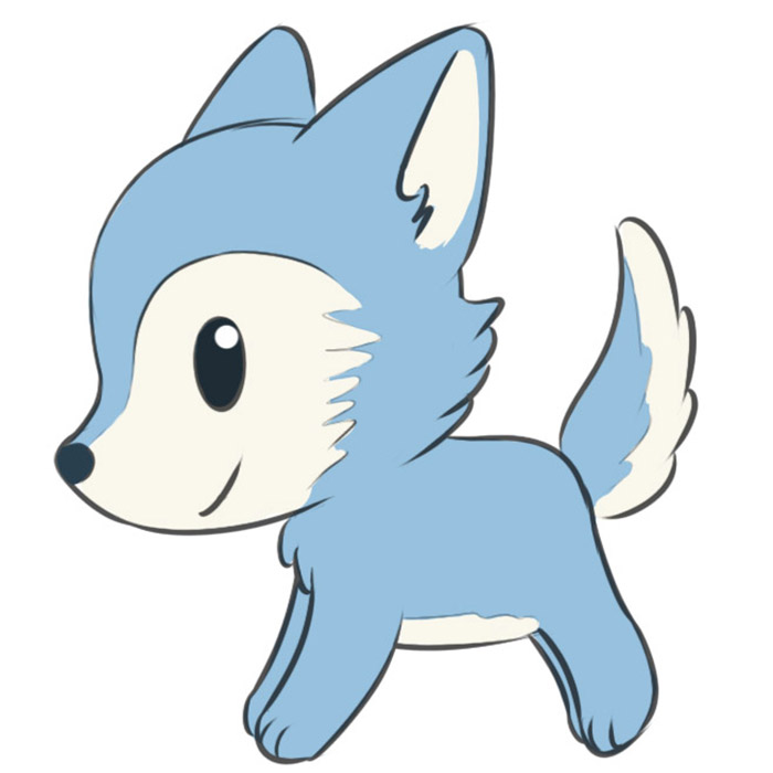 How to Draw a Wolf for Kids