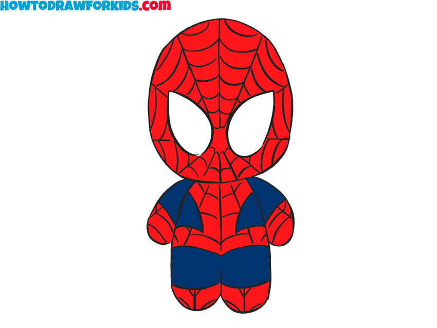 Baby Spiderman Drawing