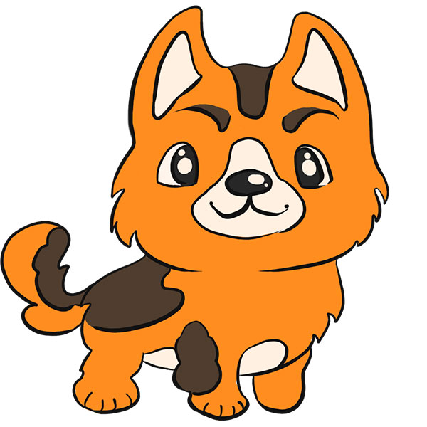 How to Draw a Small Dog Easy Drawing Tutorial For Kids