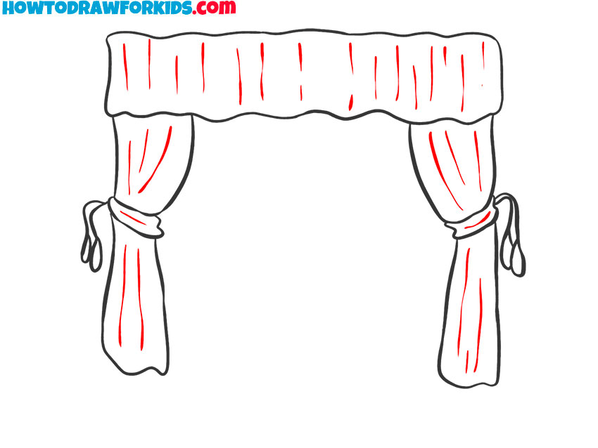 How to Draw Curtains Easy Drawing Tutorial For Kids