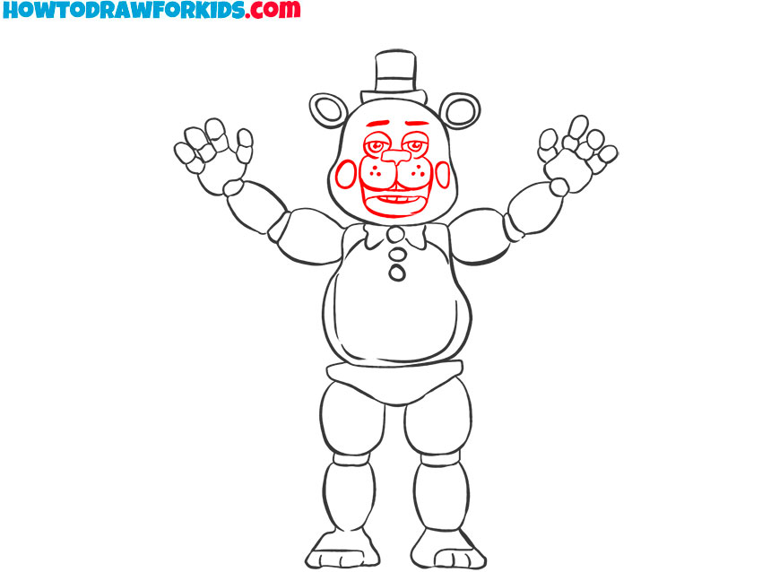 How to Draw Freddy Fazbear Easy Drawing Tutorial For Kids