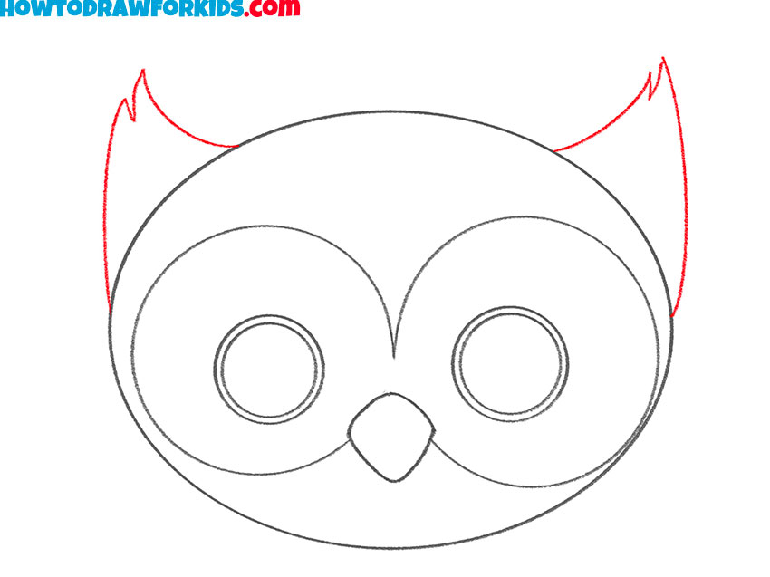 How to Draw an Owl Face Easy Drawing Tutorial For Kids