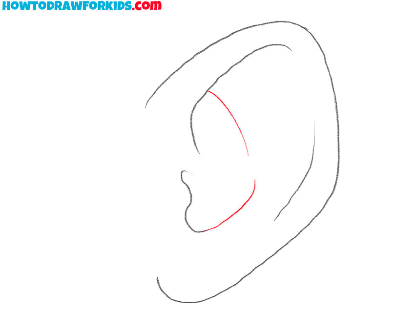 How to Draw an Anime Ear Easy Drawing Tutorial For Kids