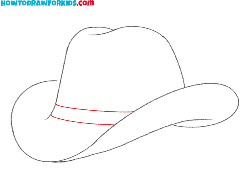 How to Draw a Cowboy Hat Easy Drawing Tutorial For Kids