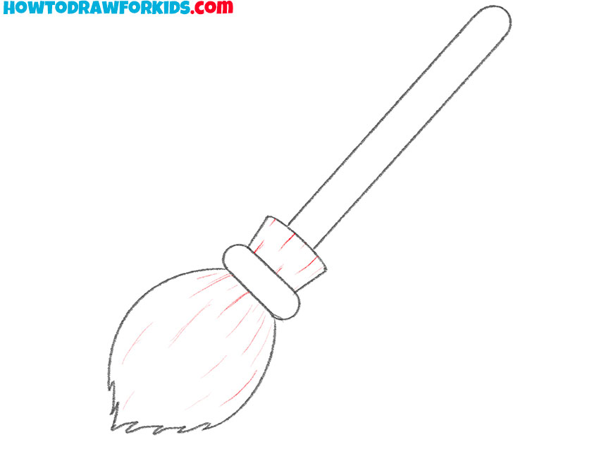 How to Draw a Witch's Broom Easy Drawing Tutorial For Kids