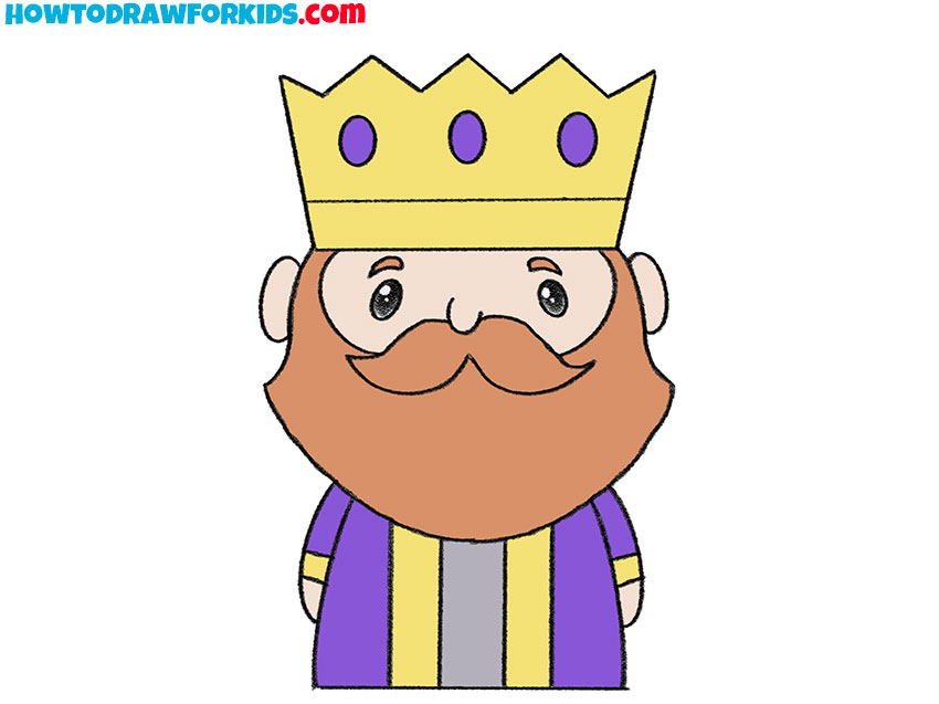 How to Draw a King Easy Drawing Tutorial For Kids