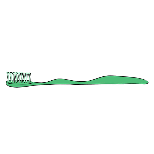 How to Draw a Toothbrush Easy Drawing Tutorial For Kids
