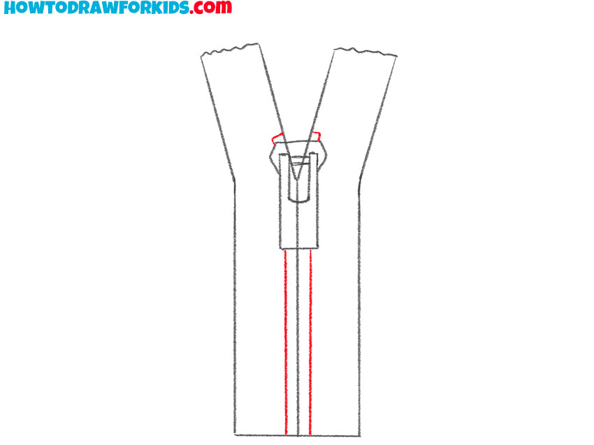 Zipper Drawing For Kids