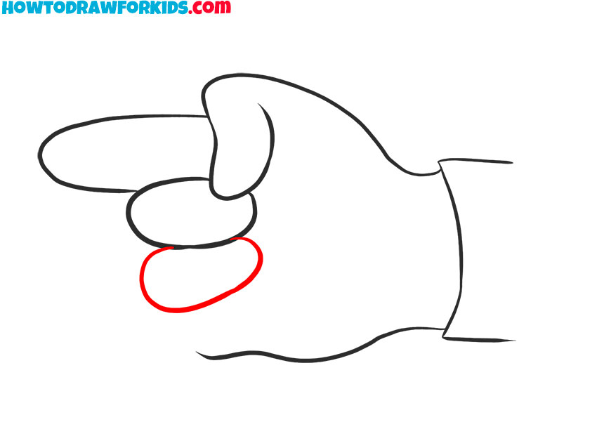 How to Draw a Pointing Finger Easy Drawing Tutorial For Kids