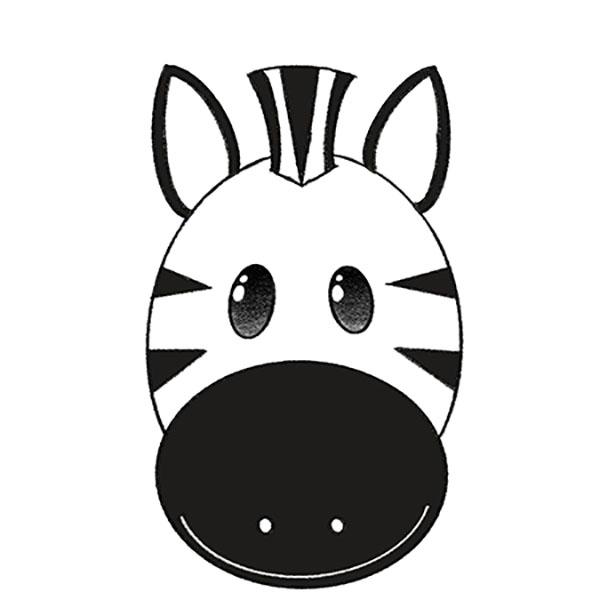 How to Draw a Zebra Face Easy Drawing Tutorial For Kids