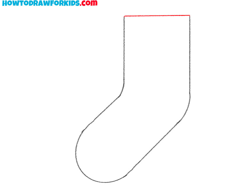 How to Draw a Sock Easy Drawing Tutorial For Kids
