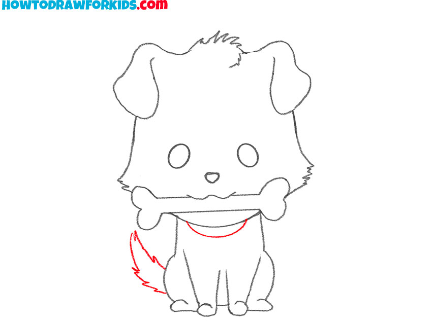 How to Draw a Dog With a Bone Easy Drawing Tutorial For Kids