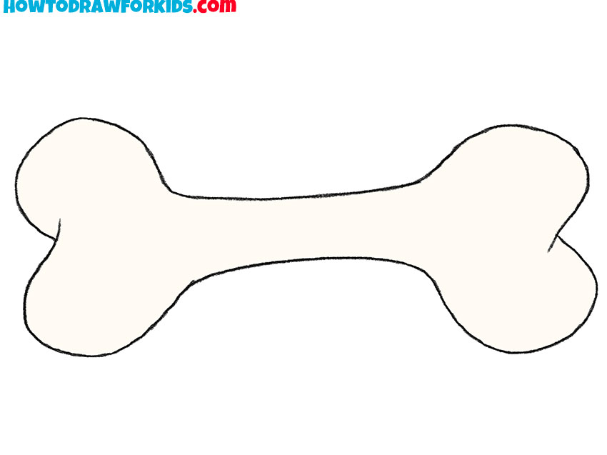 How to Draw a Bone Easy Drawing Tutorial For Kids