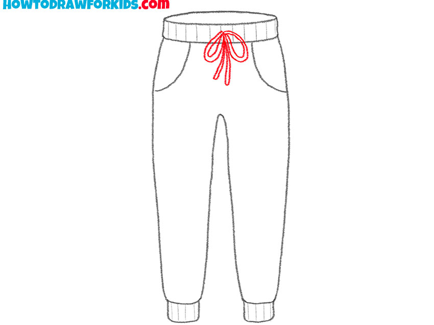 How to Draw Sweatpants Easy Drawing Tutorial For Kids