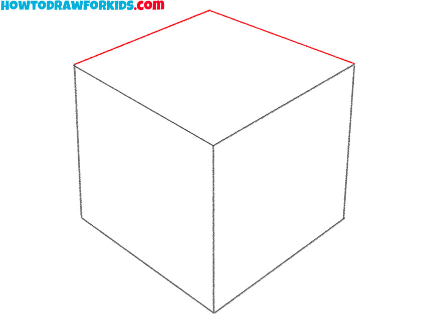 How to Draw a Cube Step by Step Easy Drawing Tutorial For Kids