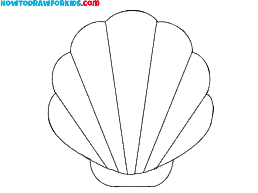 How to Draw a Shell Easy Drawing Tutorial For Kids