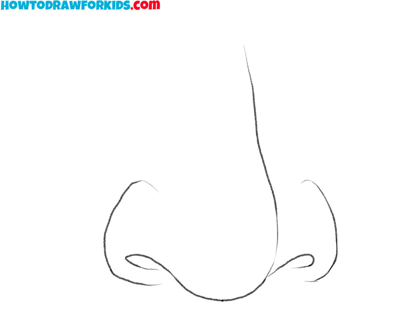 How to Draw a Simple Nose Easy Drawing Tutorial For Kids