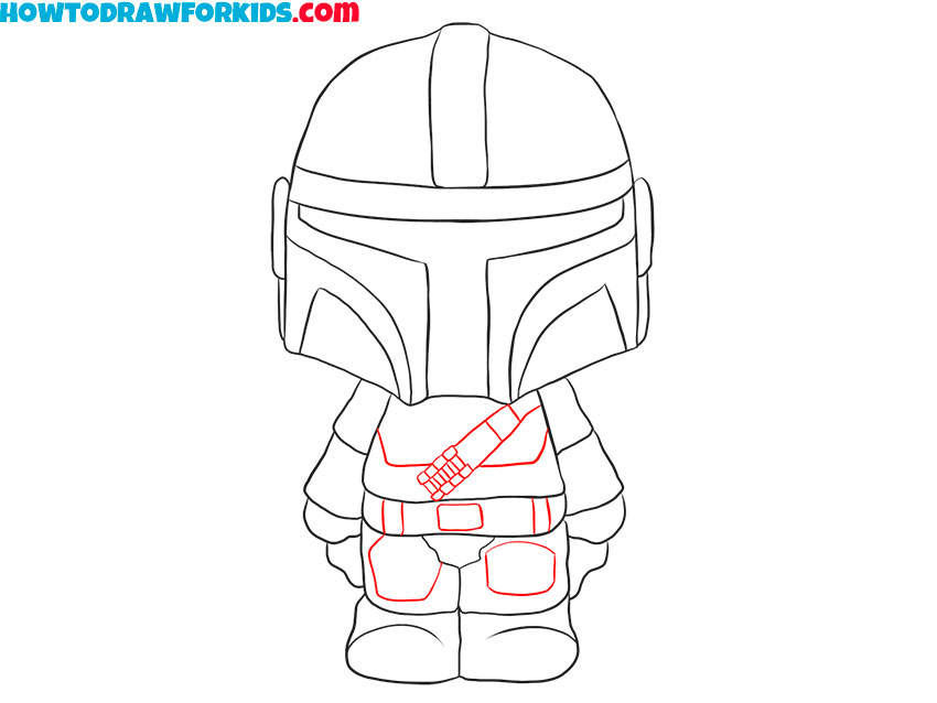 How to Draw the Mandalorian Step by Step Easy Drawing Tutorial